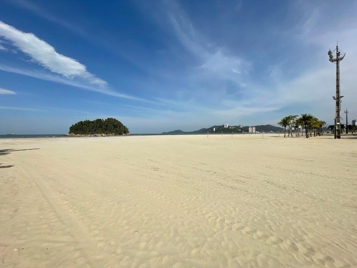 Апартаменти Pe Na Areia Em Santos! Que Vista Mar! Сантус Екстер'єр фото